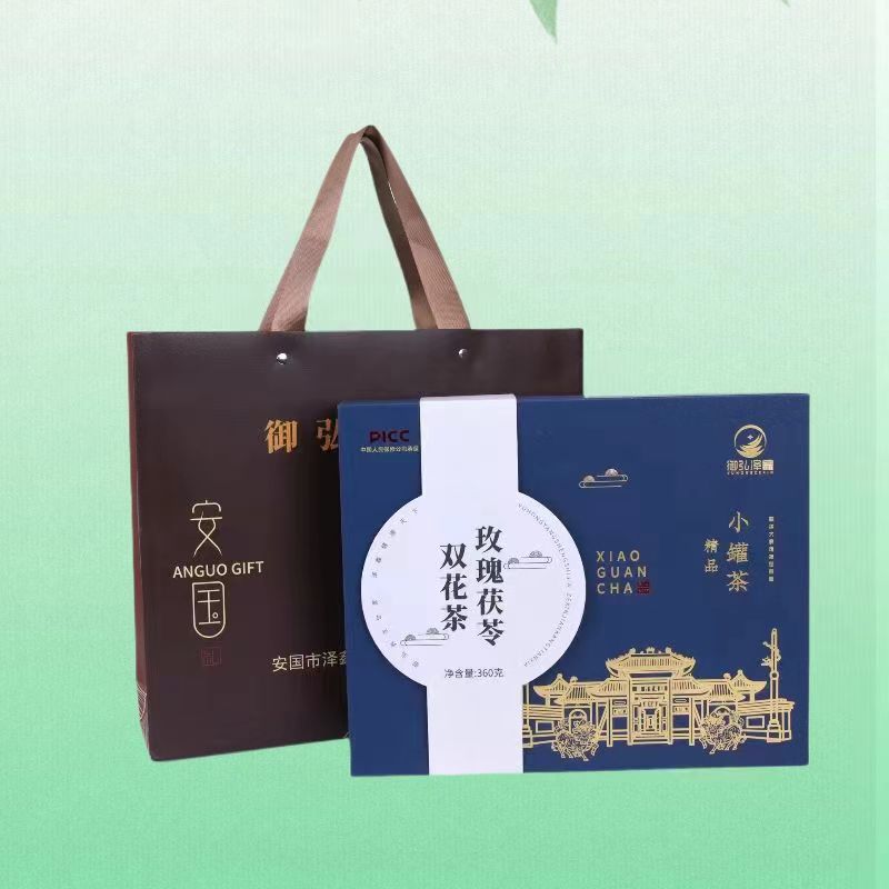 玫瑰茯苓双花茶